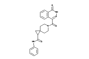 6-(4-keto-3H-phthalazine-1-carbonyl)-N-phenyl-6-azaspiro[2.5]octane-2-carboxamide