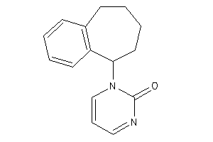 1-(6,7,8,9-tetrahydro-5H-benzocyclohepten-9-yl)pyrimidin-2-one