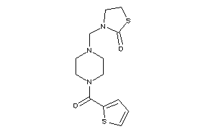 3-[[4-(2-thenoyl)piperazino]methyl]thiazolidin-2-one