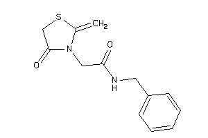 N-benzyl-2-(4-keto-2-methylene-thiazolidin-3-yl)acetamide