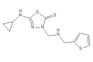 5-(cyclopropylamino)-3-[(2-thenylamino)methyl]-1,3,4-thiadiazole-2-thione