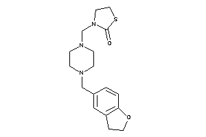 3-[[4-(coumaran-5-ylmethyl)piperazino]methyl]thiazolidin-2-one