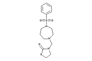 3-[(4-besyl-1,4-diazepan-1-yl)methyl]thiazolidin-2-one