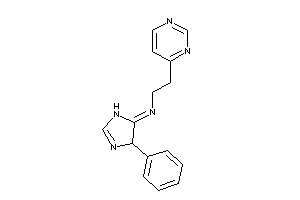 Image of (5-phenyl-2-imidazolin-4-ylidene)-[2-(4-pyrimidyl)ethyl]amine