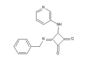 3-benzylimino-4-(3-pyridylamino)cyclobutane-1,2-quinone