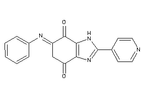 6-phenylimino-2-(4-pyridyl)-1H-benzimidazole-4,7-quinone
