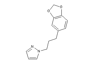 1-[3-(1,3-benzodioxol-5-yl)propyl]pyrazole