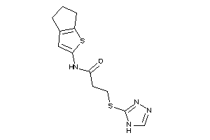 N-(5,6-dihydro-4H-cyclopenta[b]thiophen-2-yl)-3-(4H-1,2,4-triazol-3-ylthio)propionamide