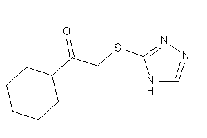 1-cyclohexyl-2-(4H-1,2,4-triazol-3-ylthio)ethanone