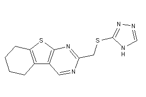 2-[(4H-1,2,4-triazol-3-ylthio)methyl]-5,6,7,8-tetrahydrobenzothiopheno[2,3-d]pyrimidine