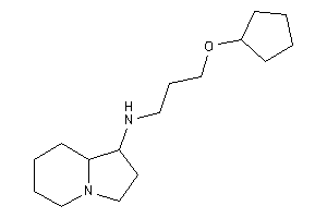 3-(cyclopentoxy)propyl-indolizidin-1-yl-amine