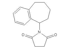 1-(6,7,8,9-tetrahydro-5H-benzocyclohepten-9-yl)pyrrolidine-2,5-quinone