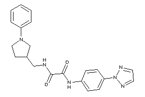 N-[(1-phenylpyrrolidin-3-yl)methyl]-N'-[4-(triazol-2-yl)phenyl]oxamide