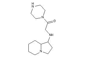 2-(indolizidin-1-ylamino)-1-piperazino-ethanone