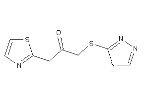 1-thiazol-2-yl-3-(4H-1,2,4-triazol-3-ylthio)acetone