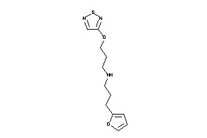 3-(2-furyl)propyl-[3-(1,2,5-thiadiazol-3-yloxy)propyl]amine