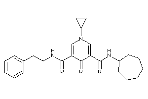 N-cycloheptyl-1-cyclopropyl-4-keto-N'-phenethyl-dinicotinamide