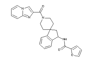 N-[1'-(imidazo[1,2-a]pyridine-2-carbonyl)spiro[indane-3,4'-piperidine]-1-yl]-2-furamide