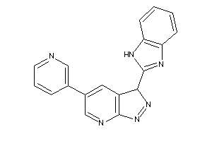 3-(1H-benzimidazol-2-yl)-5-(3-pyridyl)-3H-pyrazolo[3,4-b]pyridine
