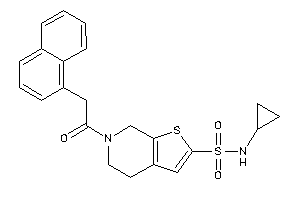 N-cyclopropyl-6-[2-(1-naphthyl)acetyl]-5,7-dihydro-4H-thieno[2,3-c]pyridine-2-sulfonamide