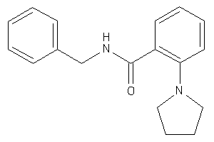 N-benzyl-2-pyrrolidino-benzamide