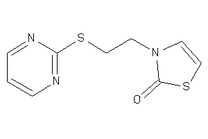 3-[2-(2-pyrimidylthio)ethyl]-4-thiazolin-2-one