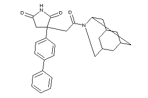 Image of 3-(2-keto-2-BLAHyl-ethyl)-3-(4-phenylphenyl)pyrrolidine-2,5-quinone