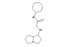 Image of N-cyclohexyl-2-(pyrrolizidin-1-ylamino)acetamide