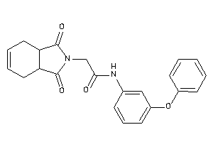 2-(1,3-diketo-3a,4,7,7a-tetrahydroisoindol-2-yl)-N-(3-phenoxyphenyl)acetamide