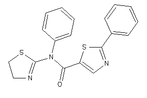 N,2-diphenyl-N-(2-thiazolin-2-yl)thiazole-5-carboxamide