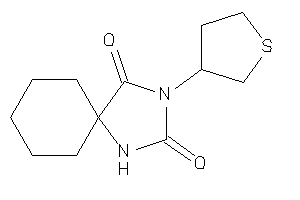 Image of 3-tetrahydrothiophen-3-yl-1,3-diazaspiro[4.5]decane-2,4-quinone