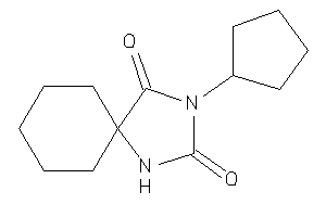 3-cyclopentyl-1,3-diazaspiro[4.5]decane-2,4-quinone