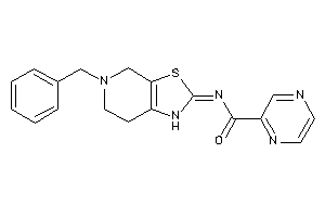 N-(5-benzyl-1,4,6,7-tetrahydrothiazolo[5,4-c]pyridin-2-ylidene)pyrazinamide