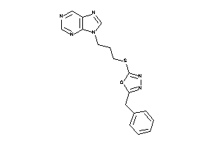 2-benzyl-5-(3-purin-9-ylpropylthio)-1,3,4-oxadiazole