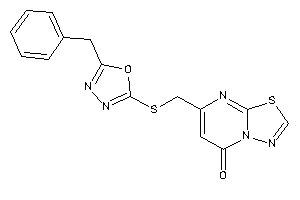 Image of 7-[[(5-benzyl-1,3,4-oxadiazol-2-yl)thio]methyl]-[1,3,4]thiadiazolo[3,2-a]pyrimidin-5-one