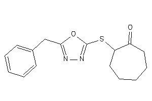 2-[(5-benzyl-1,3,4-oxadiazol-2-yl)thio]cycloheptanone