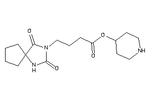 4-(2,4-diketo-1,3-diazaspiro[4.4]nonan-3-yl)butyric Acid 4-piperidyl Ester