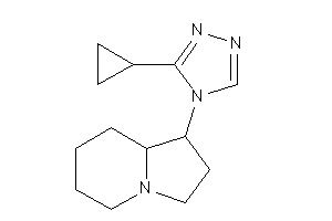 1-(3-cyclopropyl-1,2,4-triazol-4-yl)indolizidine