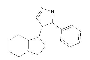 1-(3-phenyl-1,2,4-triazol-4-yl)indolizidine