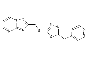 2-benzyl-5-(imidazo[1,2-a]pyrimidin-2-ylmethylthio)-1,3,4-oxadiazole