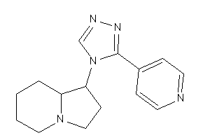 1-[3-(4-pyridyl)-1,2,4-triazol-4-yl]indolizidine