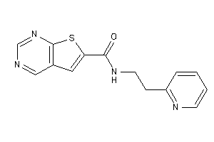 N-[2-(2-pyridyl)ethyl]thieno[2,3-d]pyrimidine-6-carboxamide