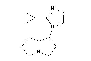 Image of 1-(3-cyclopropyl-1,2,4-triazol-4-yl)pyrrolizidine