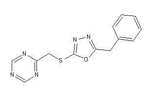 2-benzyl-5-(s-triazin-2-ylmethylthio)-1,3,4-oxadiazole