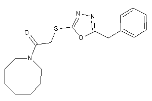 1-(azocan-1-yl)-2-[(5-benzyl-1,3,4-oxadiazol-2-yl)thio]ethanone