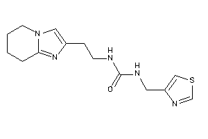 1-[2-(5,6,7,8-tetrahydroimidazo[1,2-a]pyridin-2-yl)ethyl]-3-(thiazol-4-ylmethyl)urea