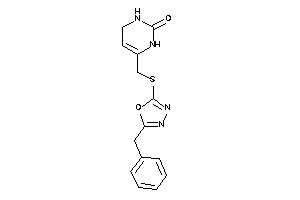 6-[[(5-benzyl-1,3,4-oxadiazol-2-yl)thio]methyl]-3,4-dihydro-1H-pyrimidin-2-one