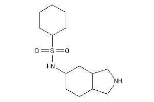 N-(2,3,3a,4,5,6,7,7a-octahydro-1H-isoindol-5-yl)cyclohexanesulfonamide