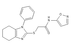 N-isoxazol-5-yl-2-[(1-phenyl-4,5,6,7-tetrahydrobenzimidazol-2-yl)thio]acetamide