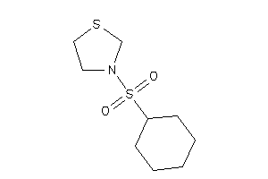 3-cyclohexylsulfonylthiazolidine